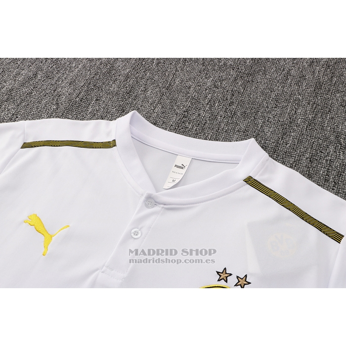 Camiseta Polo del Borussia Dortmund 2021-2022 Blanco